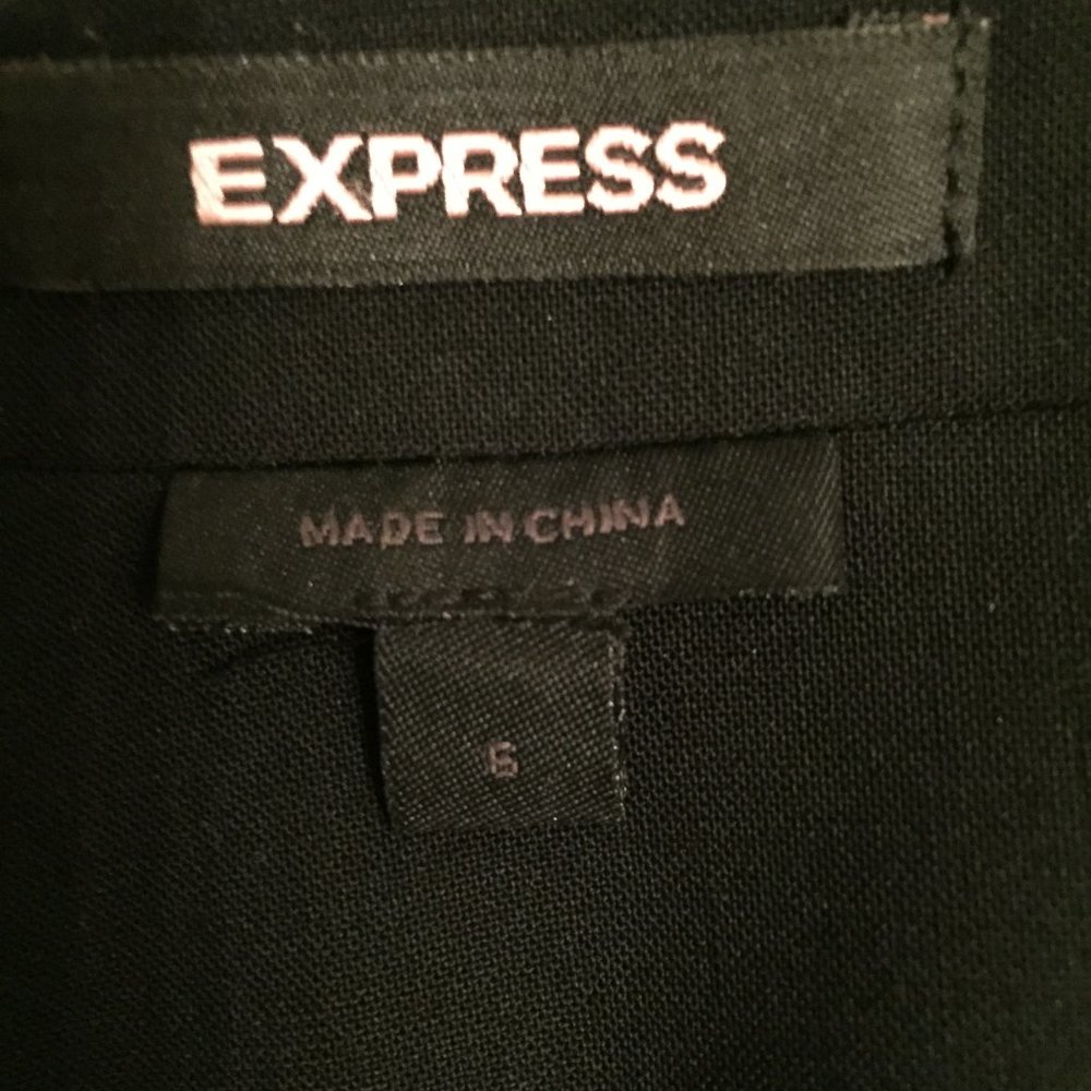 Express Black Suiting Jacket - image 3
